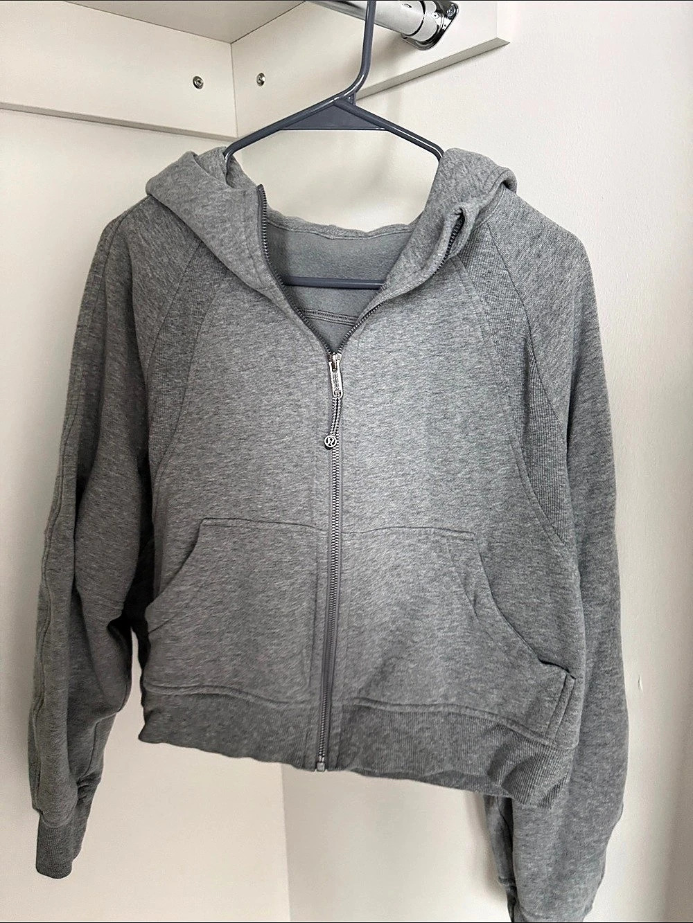 Lululemon Scuba Oversized Full-Zip Hoodie Gray M/L